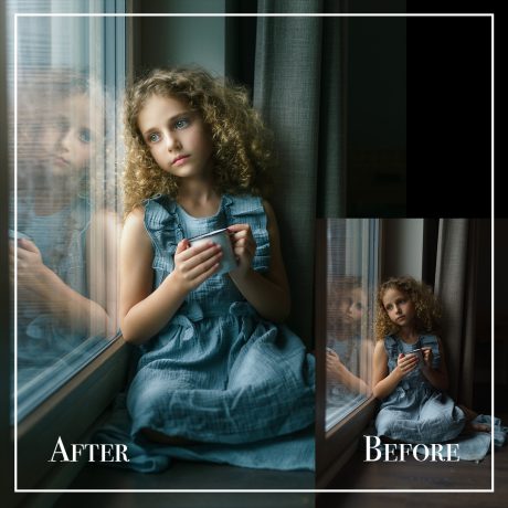 Editing tutorial: natural light indoor portrait