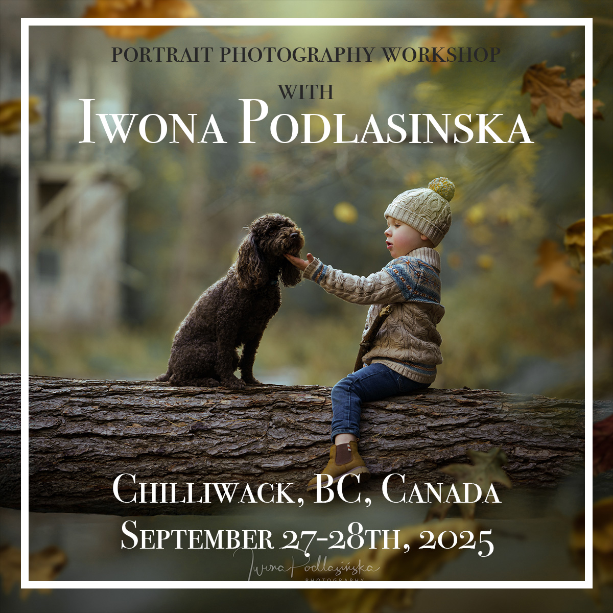 Portrait photography workshop with Iwona in Chilliwack, BC, Canada